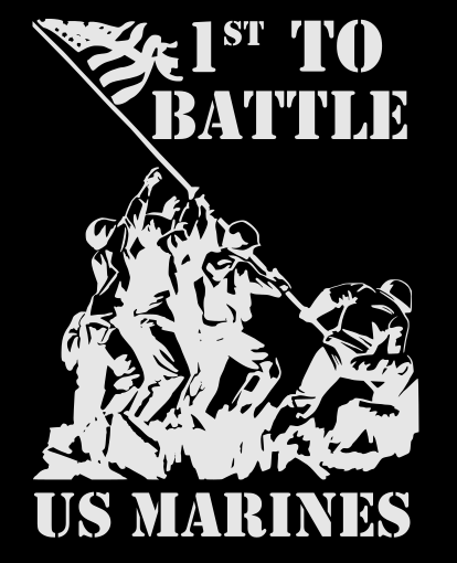 USMC 1st to Battle Reflective Mechanic Shirt