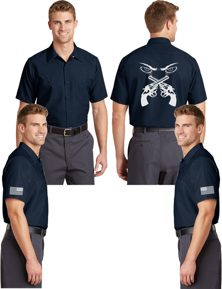 Cross Guns Reflective Mechanic Shirt