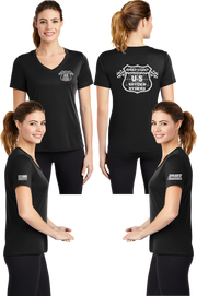 Speed Coast -  Women's Dry Fit V-neck Tee