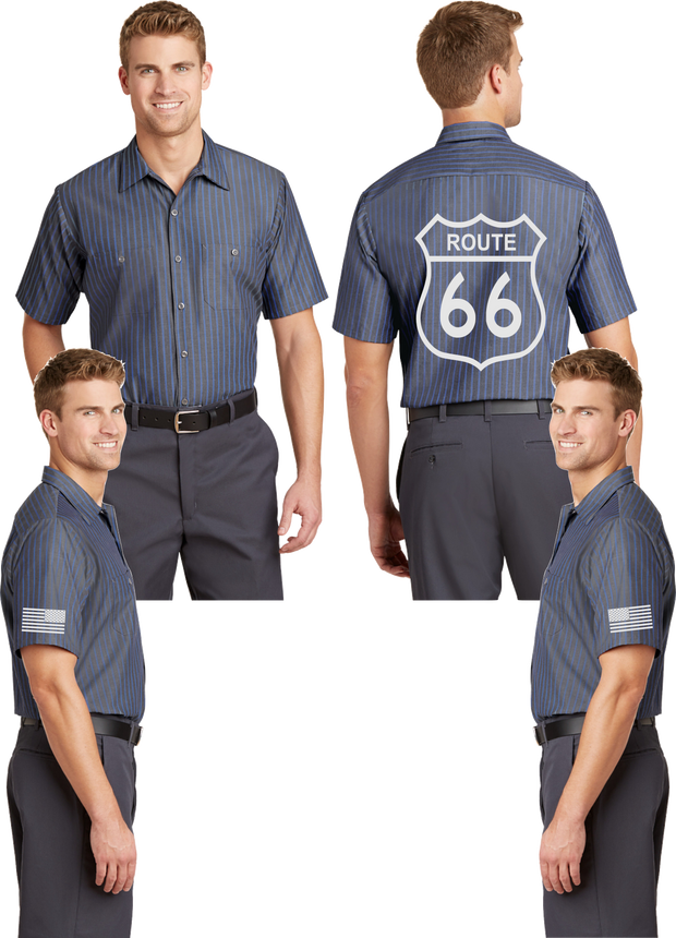 Route 66 Reflective Mechanic Shirt