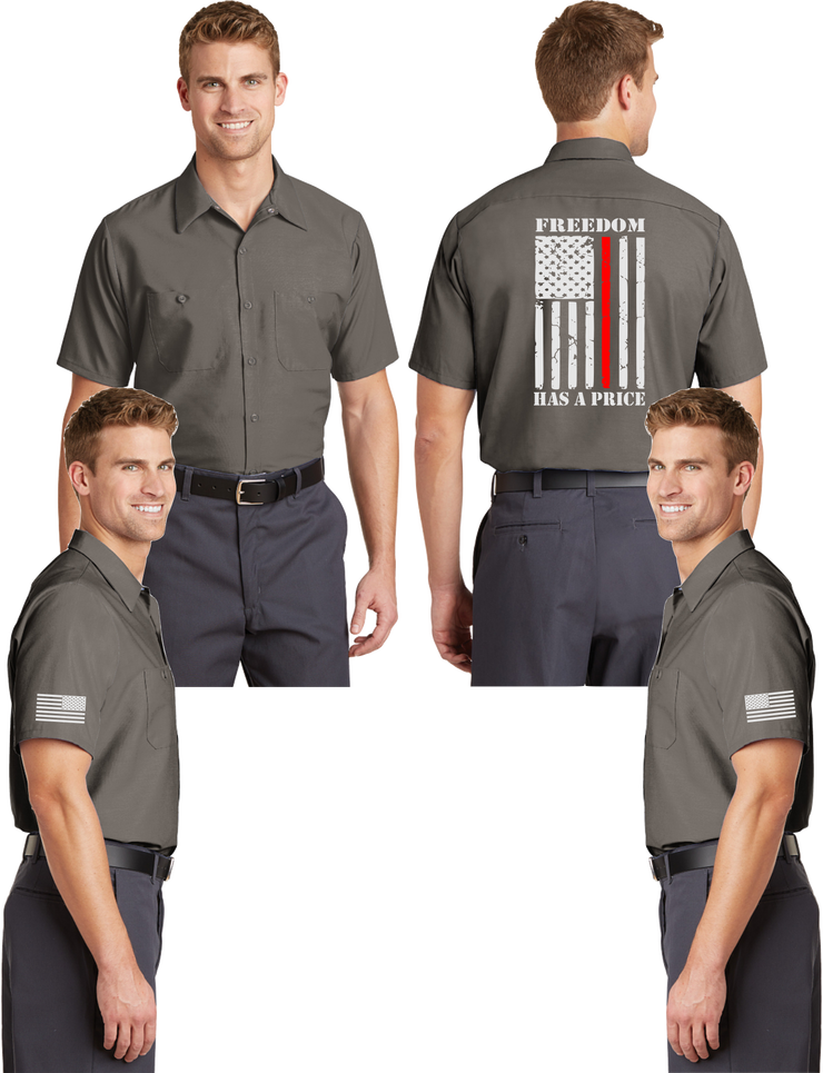 Thin red line Reflective Mechanic Shirt