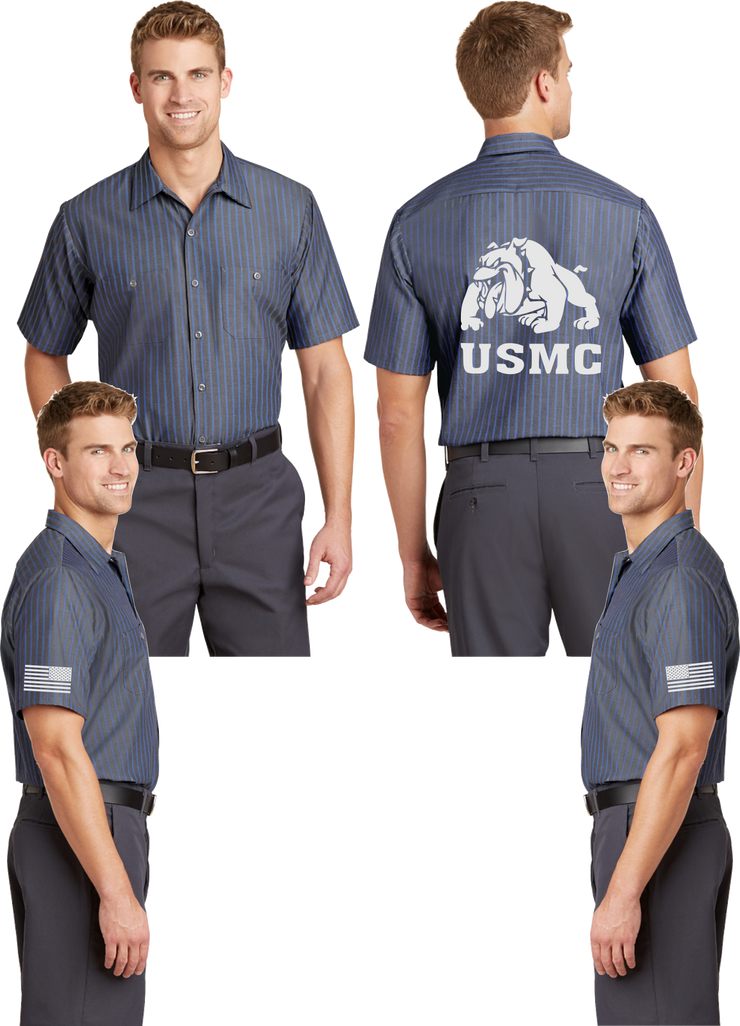 USMC Devil Dog Reflective Mechanic Shirt