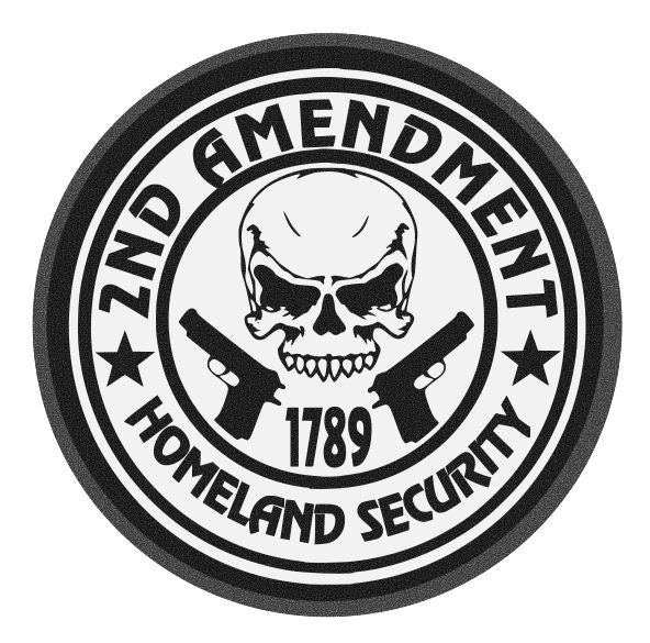 10 inch Round Patch - 2nd Admendment